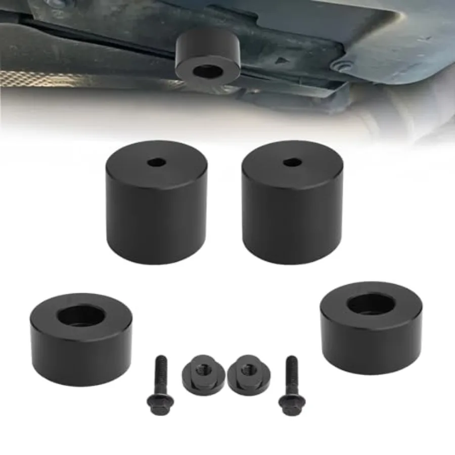 

Комплект подушек для домкрата для Dodge 2008-2016, передние и задние подушки для подъема, черные, резиновые, усиленные, с противоскользящей поверхностью