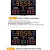 전자 스코어 보드 LED 디지털 휴대용 전기 스코어 키퍼 실내 야외 농구 배구 스포츠 스코어 보드 용품 4
