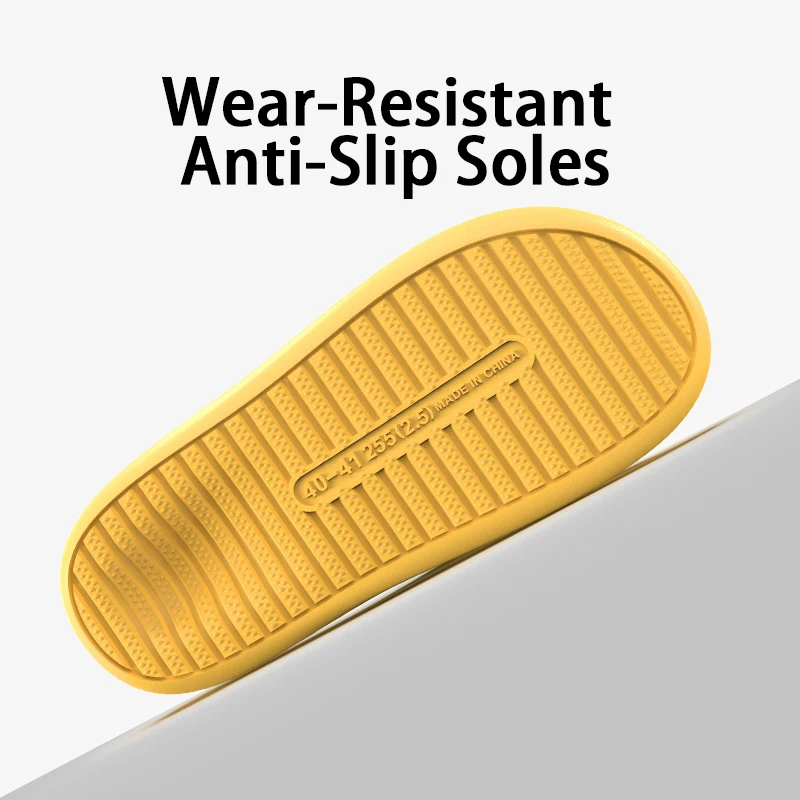 Summer Household Anti-Slip Slippers EVA Comfortable And Soft Sandals Thick-Soled Lightweight Deodorant Outer Wear Couple Sandals