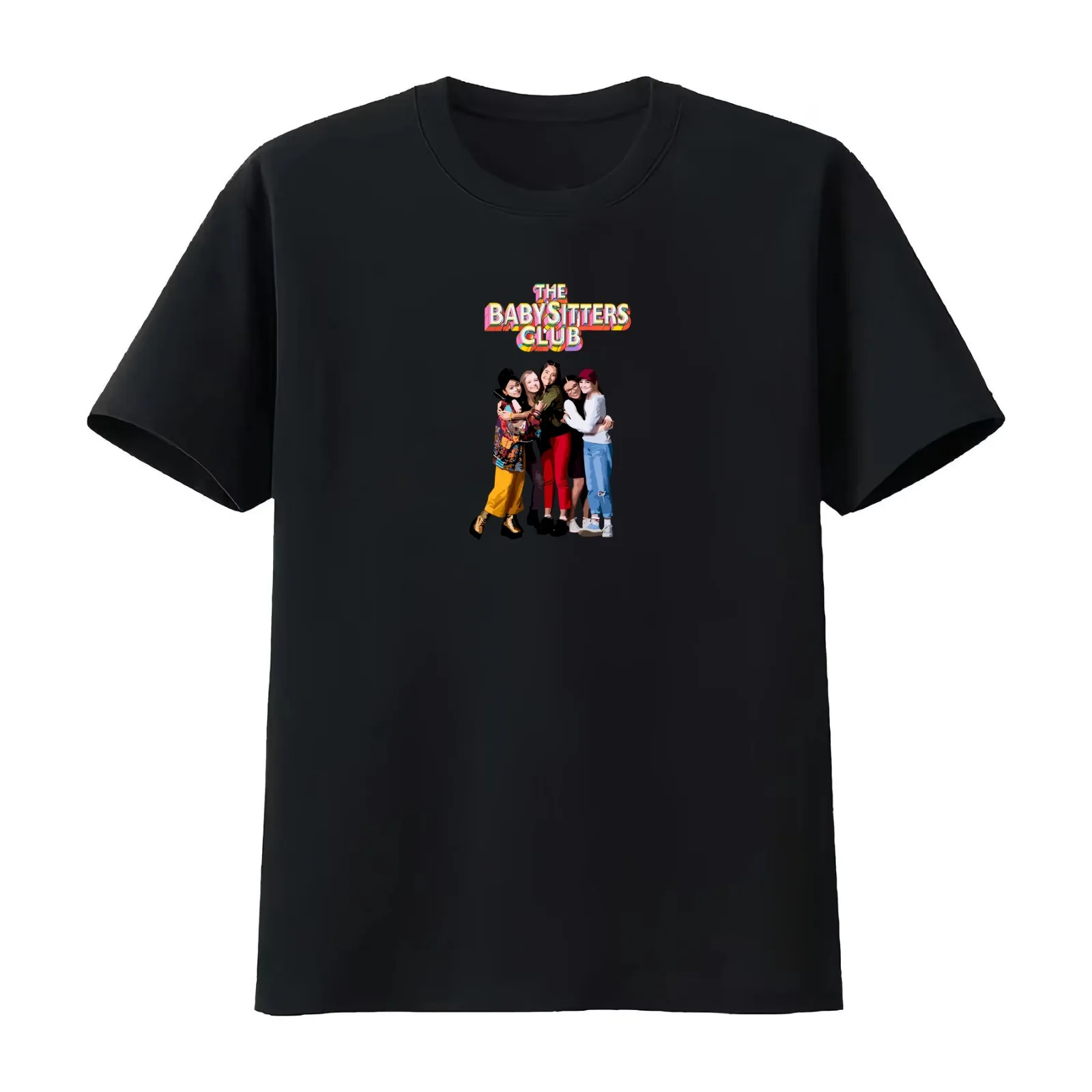 The Babysitters club T-Shirt Summer Casual Cotton Tee Oversized Streetwear Tops Vintage Graphic Print Loose Fit Short Sleeve