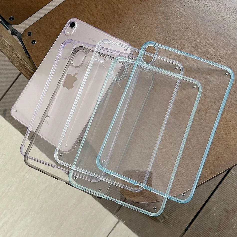 

Прозрачный чехол для планшета iPad 2025 A16 Pro Air 3 4 5 6 7 8 9 10-го 11-го поколения 10,9 11 12,9 13-дюймовый мини-прозрачный чехол