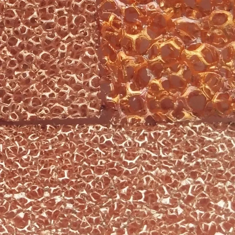 Porousity Porous Cu Copper Metal Foam per catalizzatori e materiali per elettrodi e