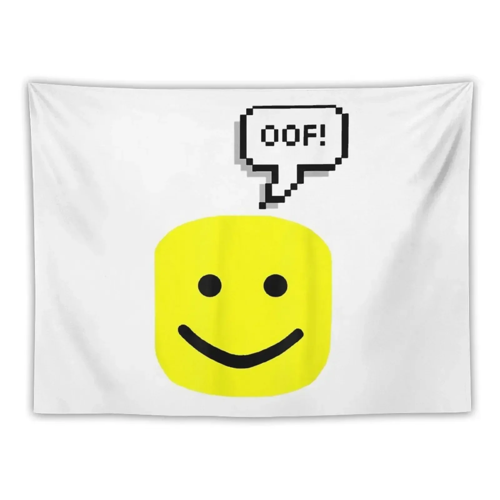 Oof Noob Game Text Bubble Meme Tapestry Home And Comfort Decor Decorations For Your Bedroom Carpet On The Wall Tapestry