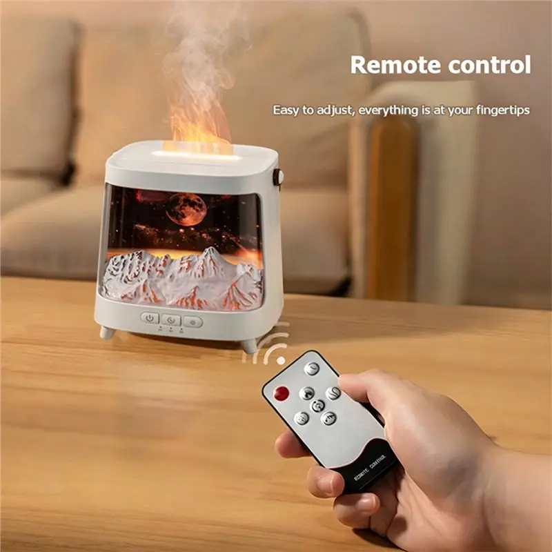 A21F-Aroma Humidifier Starrysky 200Ml Diffuser 7 Color Light Dual Mist Modes USB Ultrasonic Aromatherapy Airhumidifier Air Humid