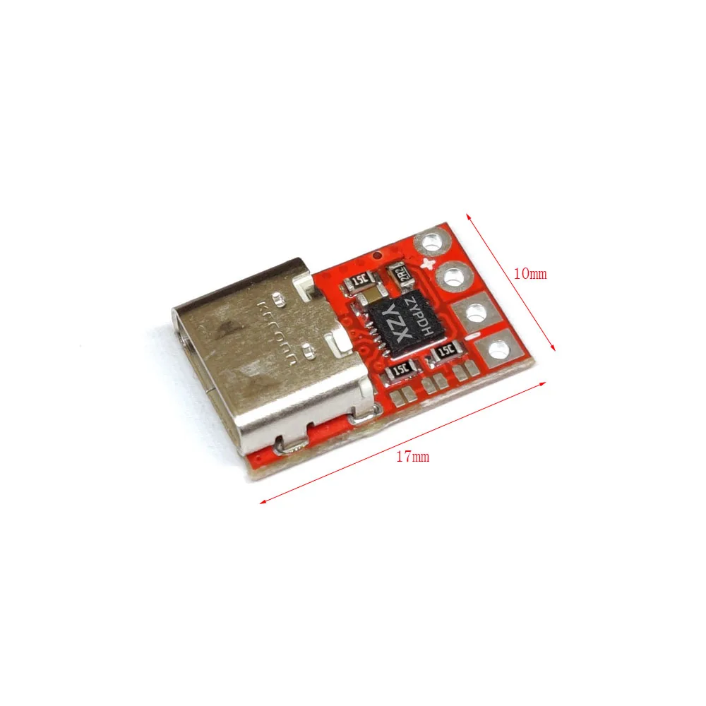 100W 5A TYPE-C Decoy PD 2.0 3.0 QC4 QC5 to 5V 9V 12V 15V 20V DC Trigger Adapter Connection QC4 Charge Charging Notebook Module
