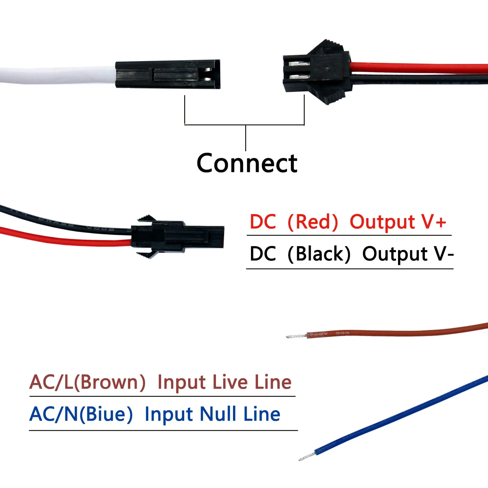 LED Constant Current Drive 8W 9W 10W12W DC24-46V 250mA Lighting Transformer LED Power Supply Unit for Corn Light LED Bulb