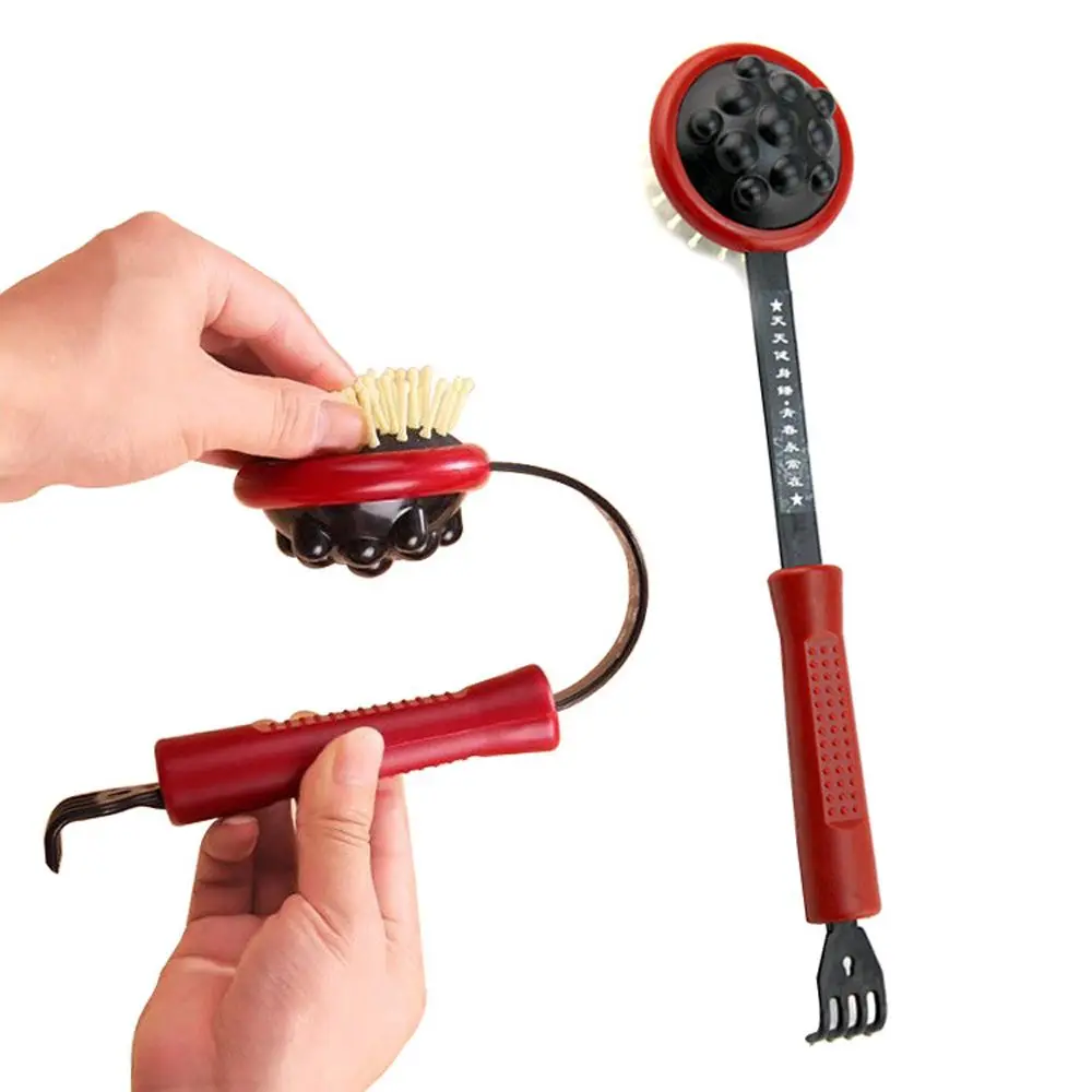 

3 in 1 Gift for Parents Scratcher Stress Relief Fatigue Massage Stick Health Care Tool Massage Hammer Body Knock Massager