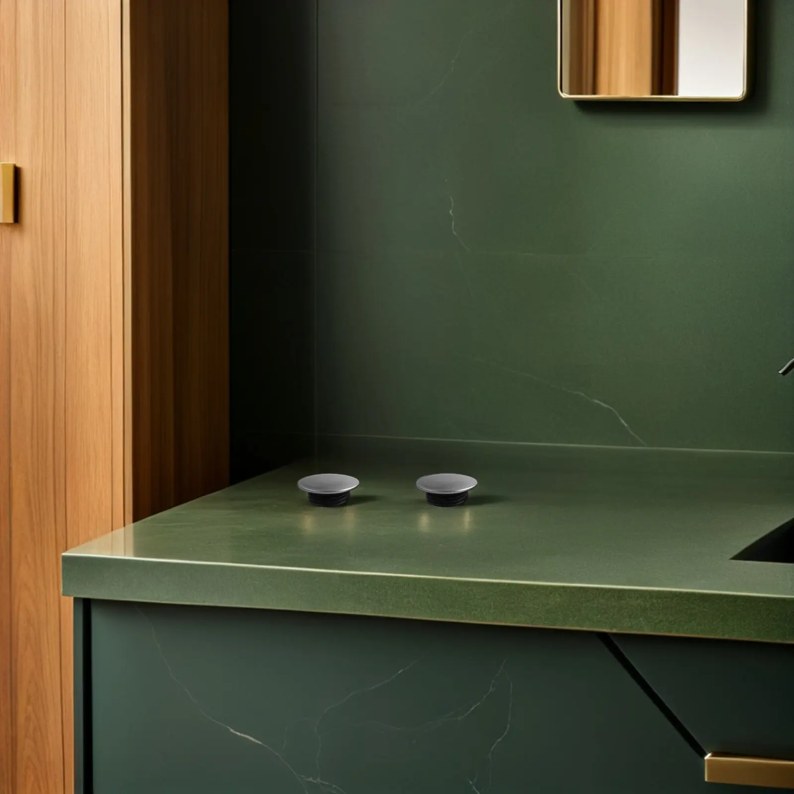 

Комплект из 4 заглушек из нержавеющей стали для отверстий под смеситель и дозатор мыла в кухонной раковине, 25-30 мм, для установки на кухне