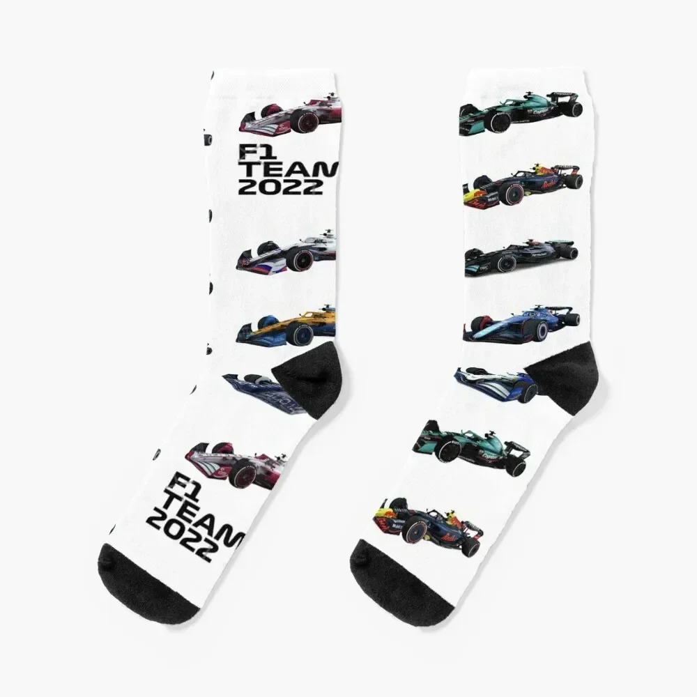 

F1 All cars 2022 Socks winter thermal ankle sports and leisure snow Socks Men Women's