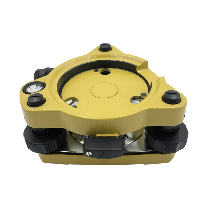 Yellow Three-Jaw Tribrach Adapter With Optical Plummet For Top-con Total Station Surveying Instruments GPS