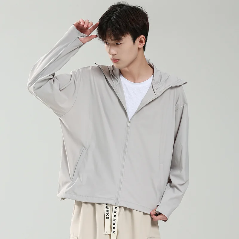 Men Women Jacket Summer Cool Breathable Large Brim UV Shield Outdoor Beach Camping Multi-scene Light Casual Sun Block Outerwear