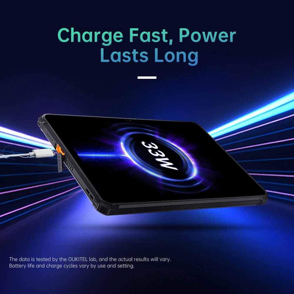 Oukitel-Tableta rugosa RT2 de 8GB, 128GB, 20000mAh, 10,1 pulgadas, FHD + Pad, IP68 e IP69K, 33W, carga rápida, 16MP, Android 12
