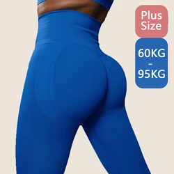 INLUMINE 95kg Plus Size Yoga Pants For Obese Women Large High Waist Hip Lifting Slimming Gym Fitnes Sport Running Tight Leggings