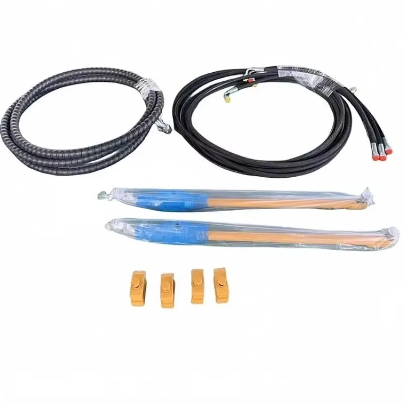 Excavator Attachment Two Way Rotating Auxiliary Pipe Line with DN25 4SP Hose for SY330H Hydraulic Breaker Piping Kits