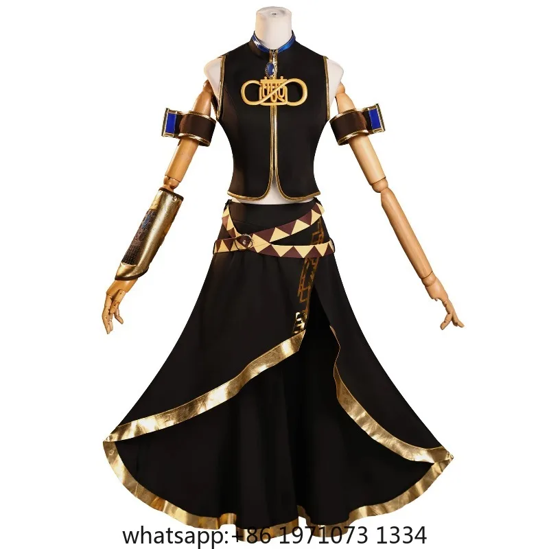 Anime Megurine Cosplay Costume Wig Luka Christmas Halloween Party Clothing