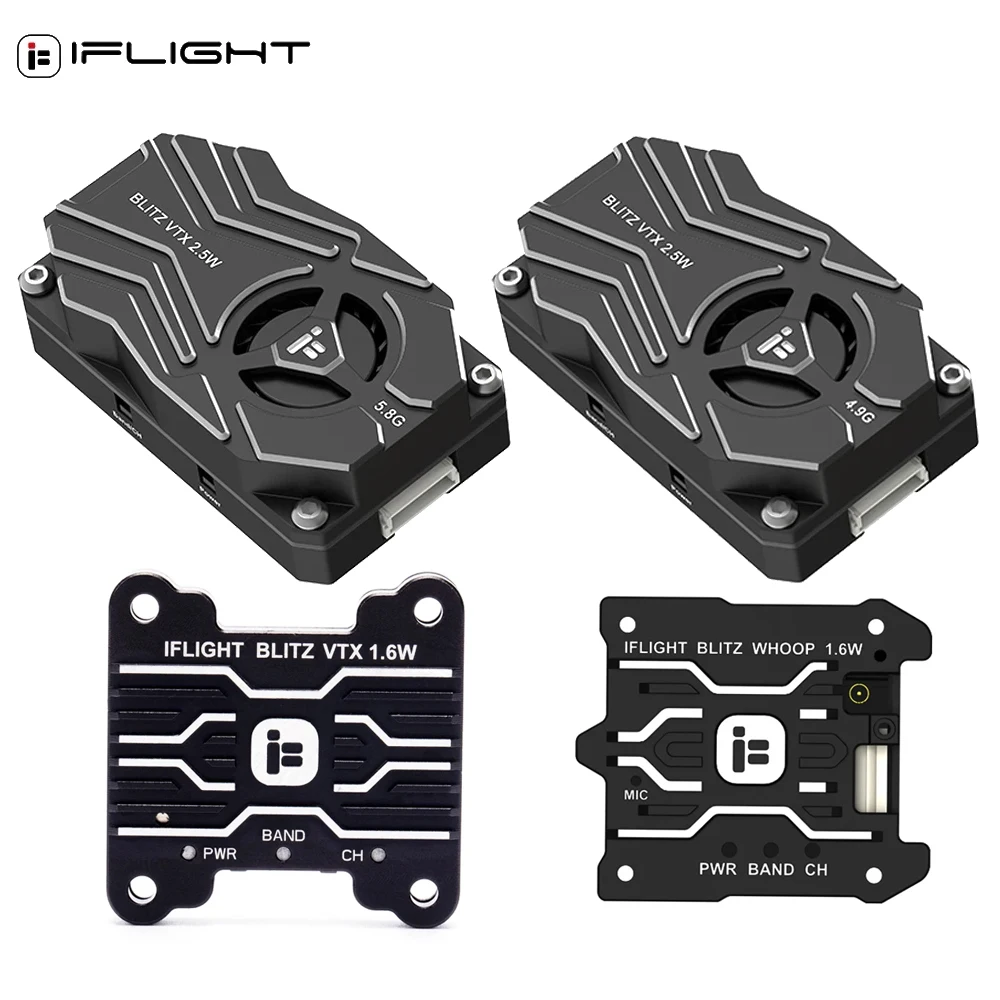 

IFlight BLITZ Whoop 1.6W 2.5W 2-8S Long Range Image Transmitter VTX MMCX Antenna Interface For FPV Freestyle Drone Accessories