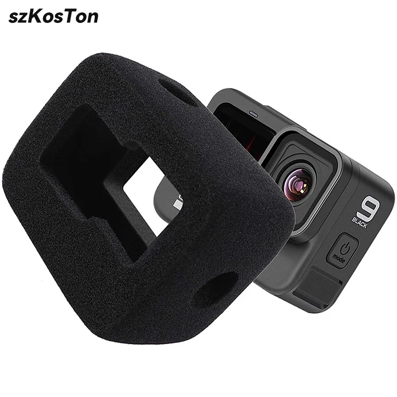 Windslayer dla GoPro Hero 13 12 11 10 9 Mini Windshield Wind Foam Wind Noise Reduction Windproof Case dla Go Pro Akcesoria