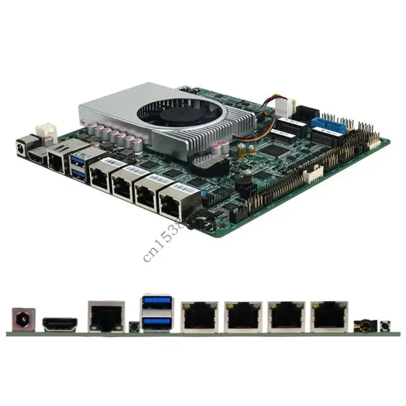 594F لوحات أم صناعية N150 ITX منخفضة الطاقة، معالج 4 نوى، شبكة 10G فعالة، منفذ M.2 4x2.5G