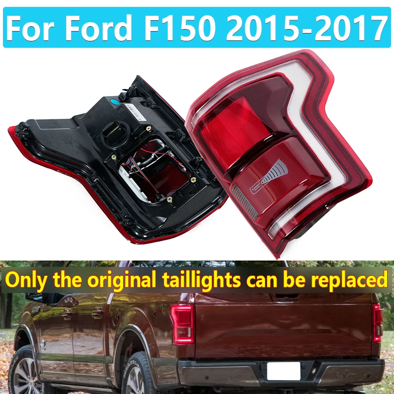 For Ford F150 2015 2016 2017 LED Tail Light with Blind Spot Rear Taillight Right Passenger Side or Left Driver Side 1 Piece