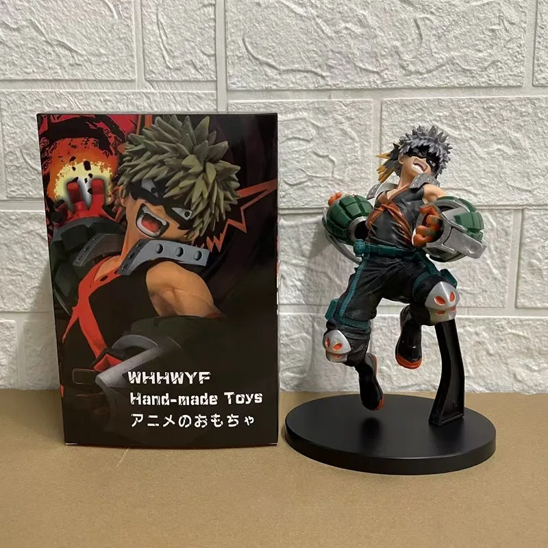 My Hero Academia Anime Figure Bakugou Katsuki Figurine Todoroki Shoto PVE Model Toys Room Decor Exhibition Collectible for Gift