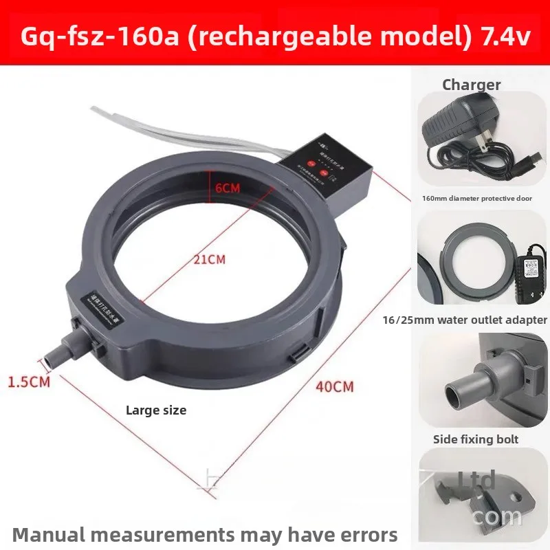 Water Drill Stamping Waterproof and Dustproof Bag, Air Conditioning Through Wall Hole, Drilling Waterproof Cover