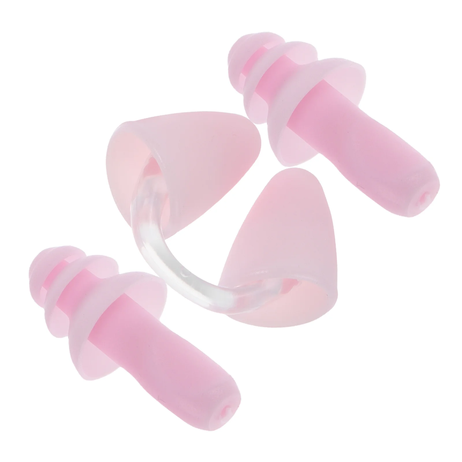 

1Set Kids Swim Nose Plugs Silicone Earplugs Waterproof Swimming Ear Protection Earplug Set Comfortable Fit for Water Activities