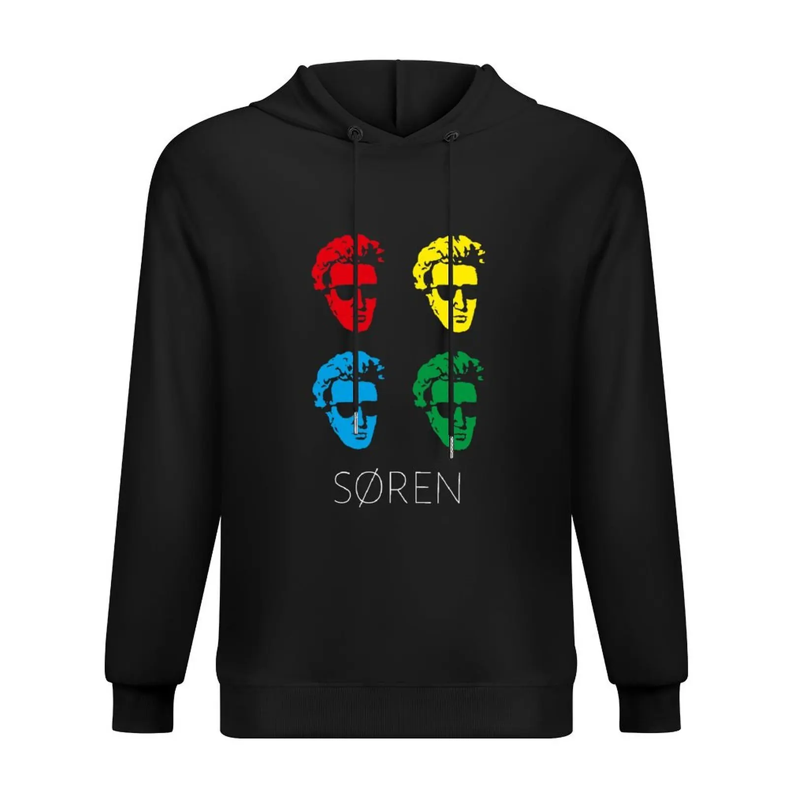 

Soren Kierkegaard - Pop Art Portraits Hoodie korean style clothes autumn clothes mens clothes mens clothing men's hoodies