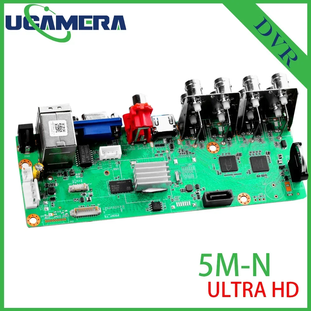 6 in 1 CCTV Mini DVR TVI CVI AHD CVBS IP Camera Digital Video Recorder 4CH 8CH AHD DVR NVR CCTV System Support 5MP/2MP