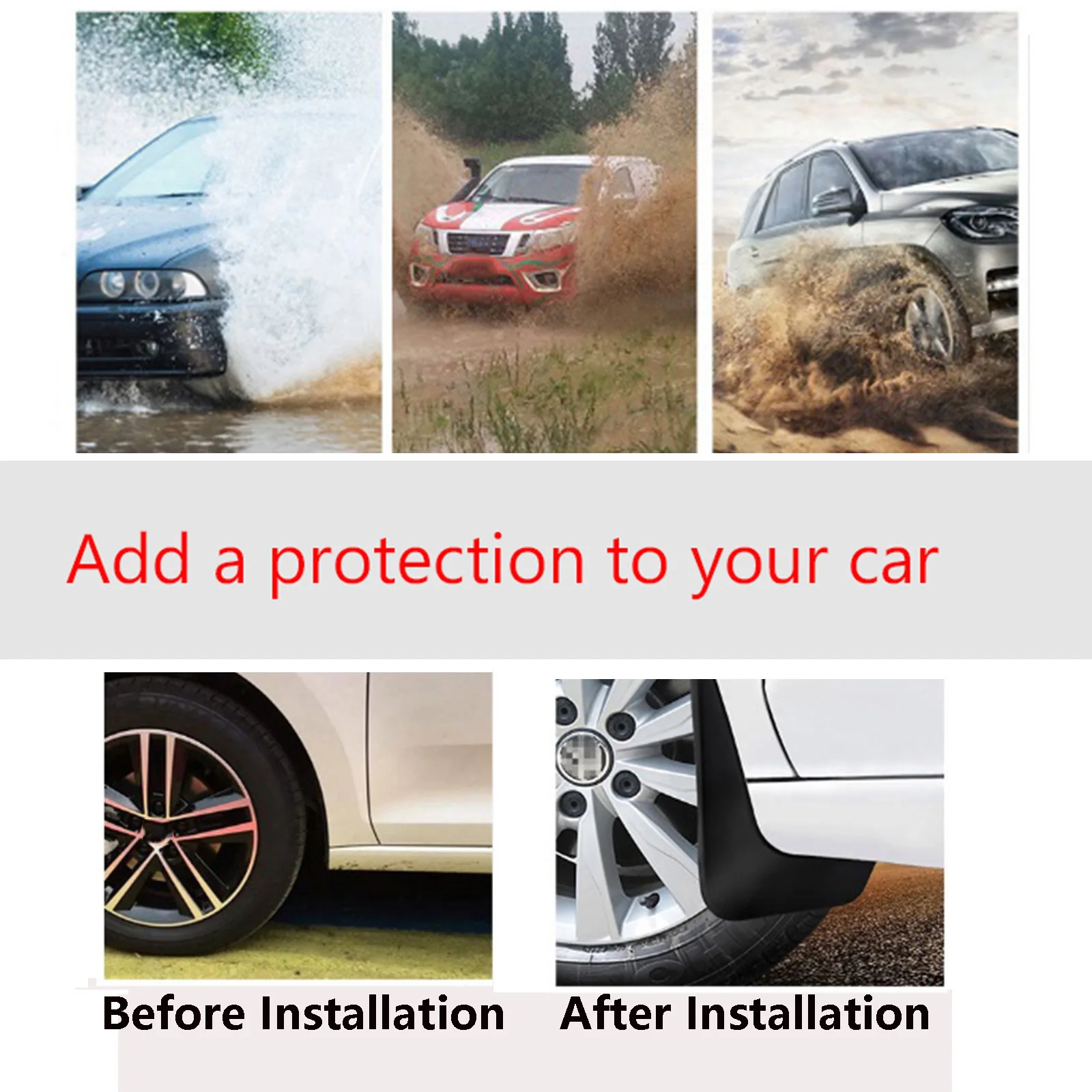 

Защитные брызговики для BYD SEAL U, Sealion 6, SONG PLUS DM-i, EV Champion Edition 2023-2025