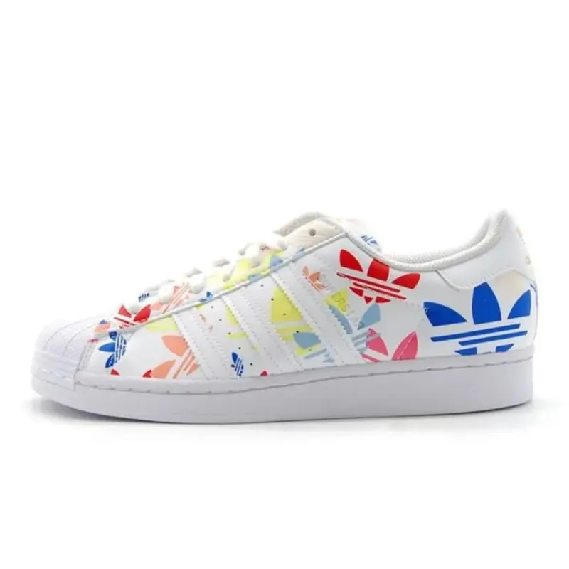 Adidas Originals Superstar Men and Women Low-top Fashion Board Shoes, Non-slip Wear, Comfortable and Versatile, Outdoor Leisure