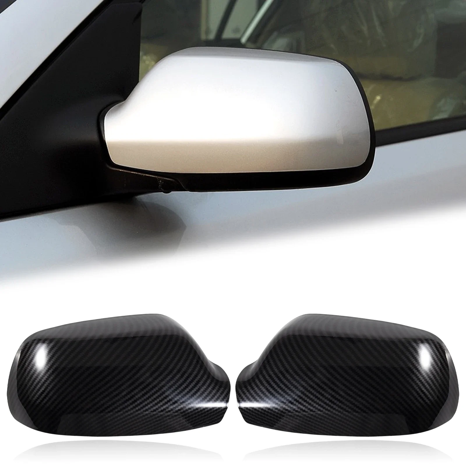 

Carbon Fiber Pattern Door Rearview Mirror Cover Cap Housing Fit for Mazda 3 2003-2009 Car Accessories