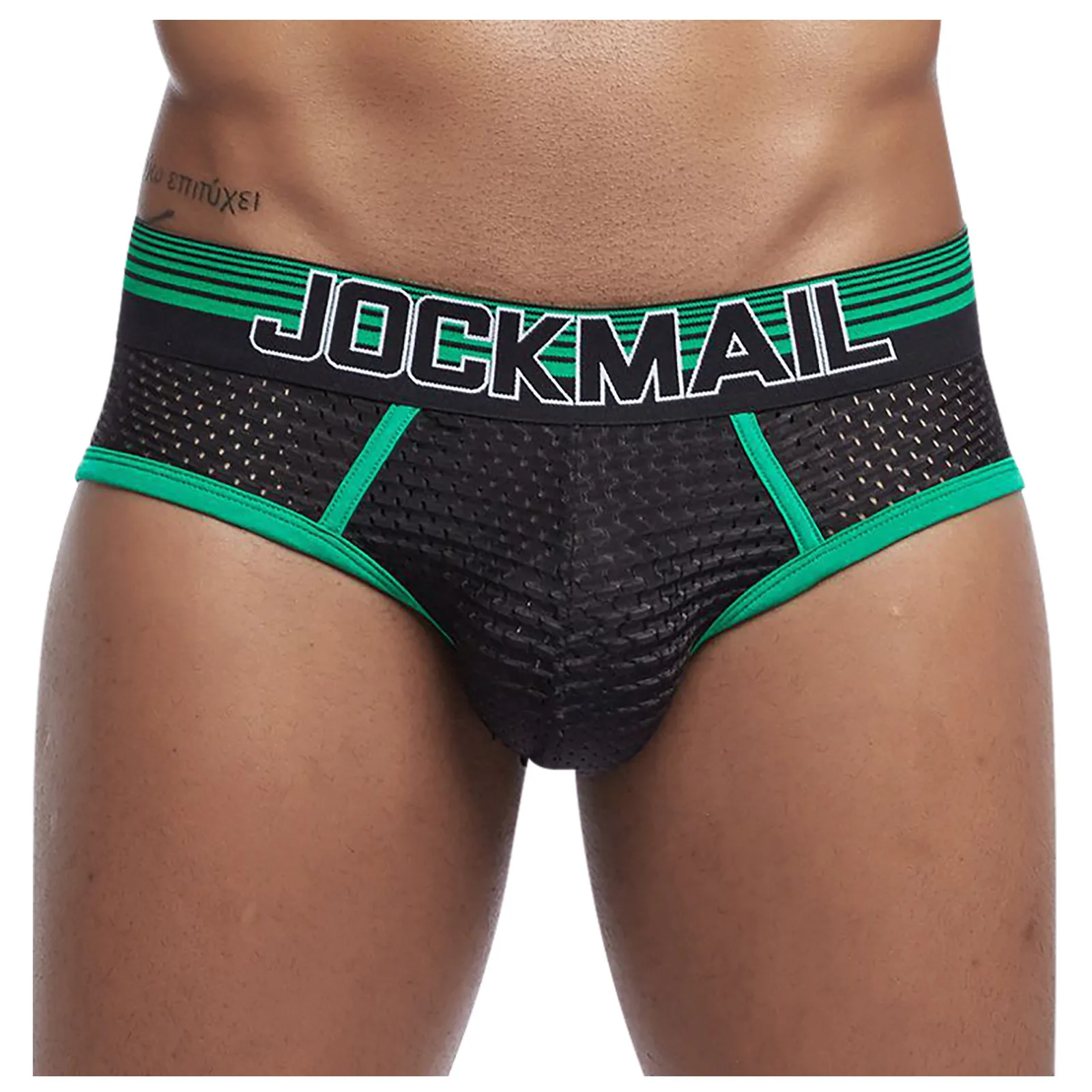 JOCKMAIL Men\'s Briefs Soft Male Panties Shorts Mesh Breathable Panties Man Underpants Male Sport Underwear Sleepwear