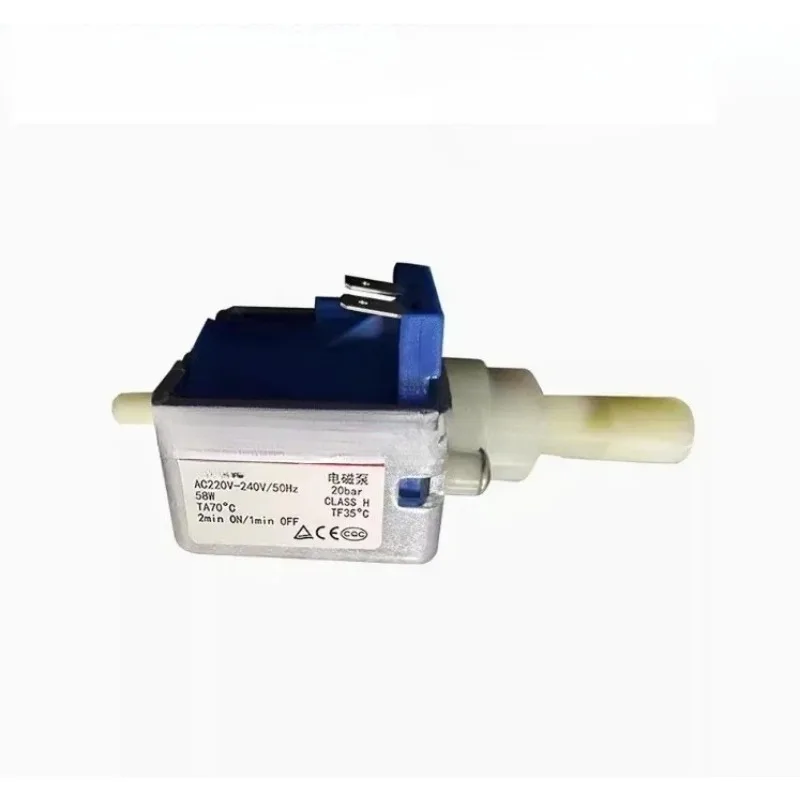 

JYPC-5B AC 220V - 240V 45W electromagnetic Solenoid Water Pump for Coffee machine ,electric irons ,steam mop ,cleaner,etc