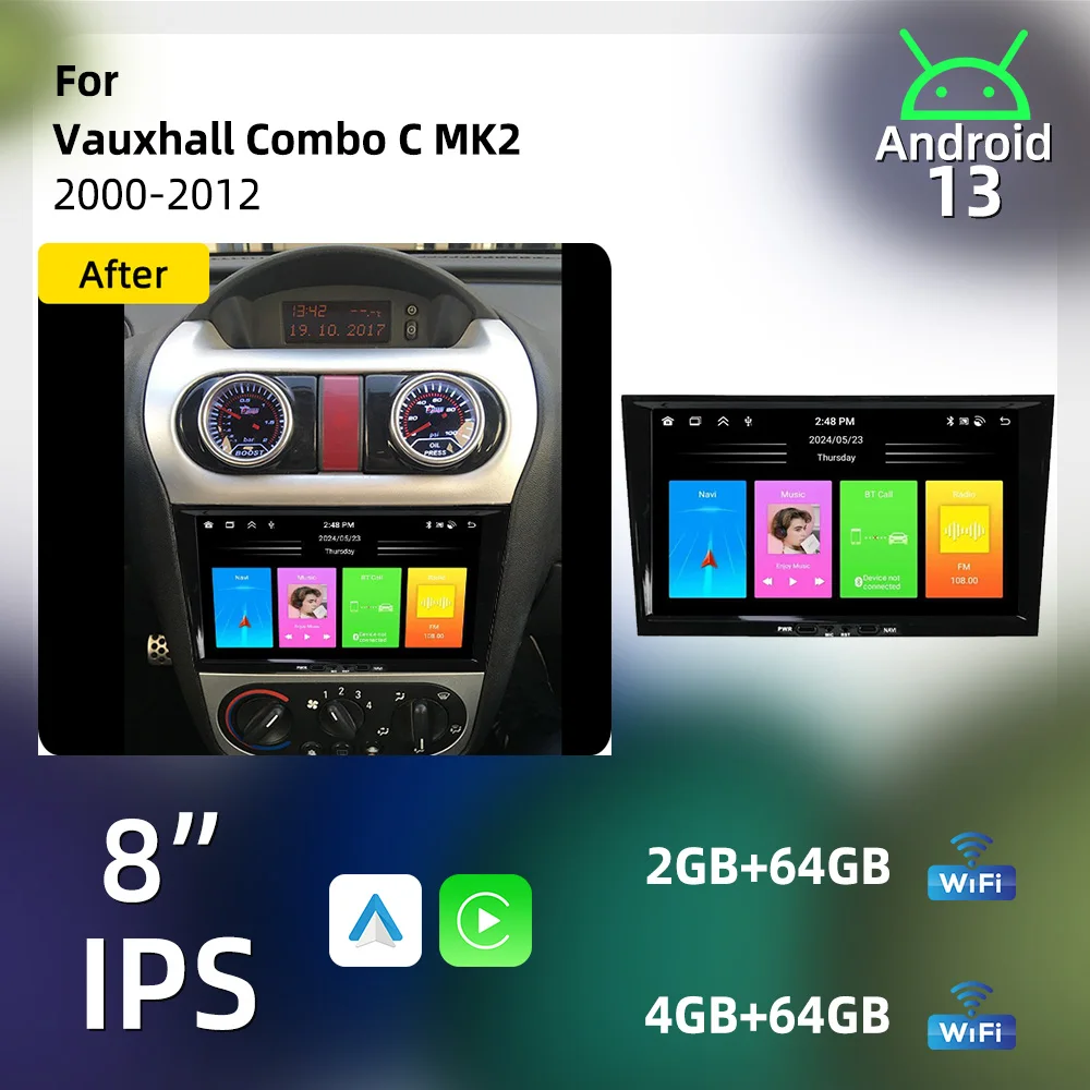 Carplay Autoradio 2 Din Android Radio GPS WIFI Auto Car Multimedia 8