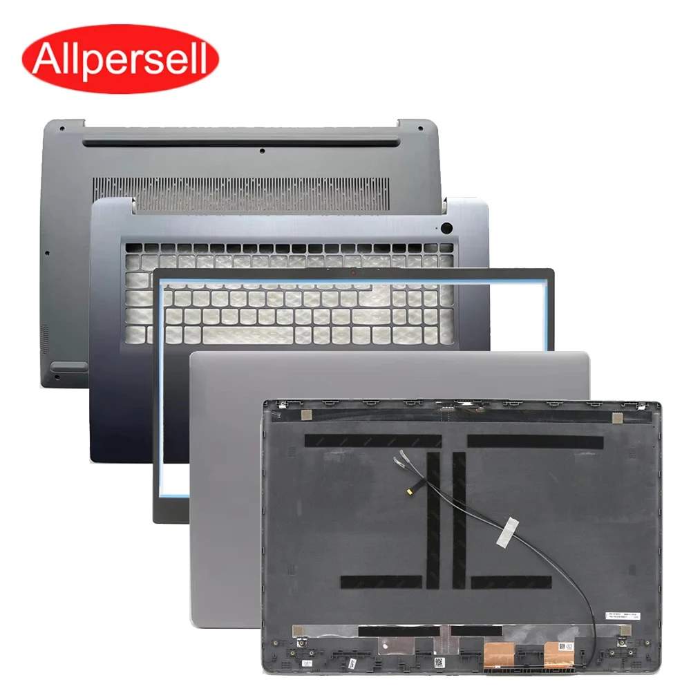 

Для Ideapad 3-17ITL6 17ACL6 17S 2021, стильная задняя крышка экрана, рамка, подставка для рук, нижняя часть корпуса ноутбука, верхняя нижняя часть корпуса