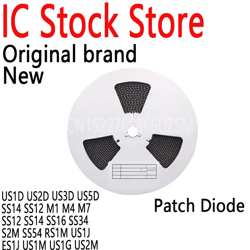 2000Pcs Sma Diodes Do214Ac Us1D Us2D Us3D Us5D Ss14 Ss12 M1 M4 M7 Ss12 Ss14 Ss1…