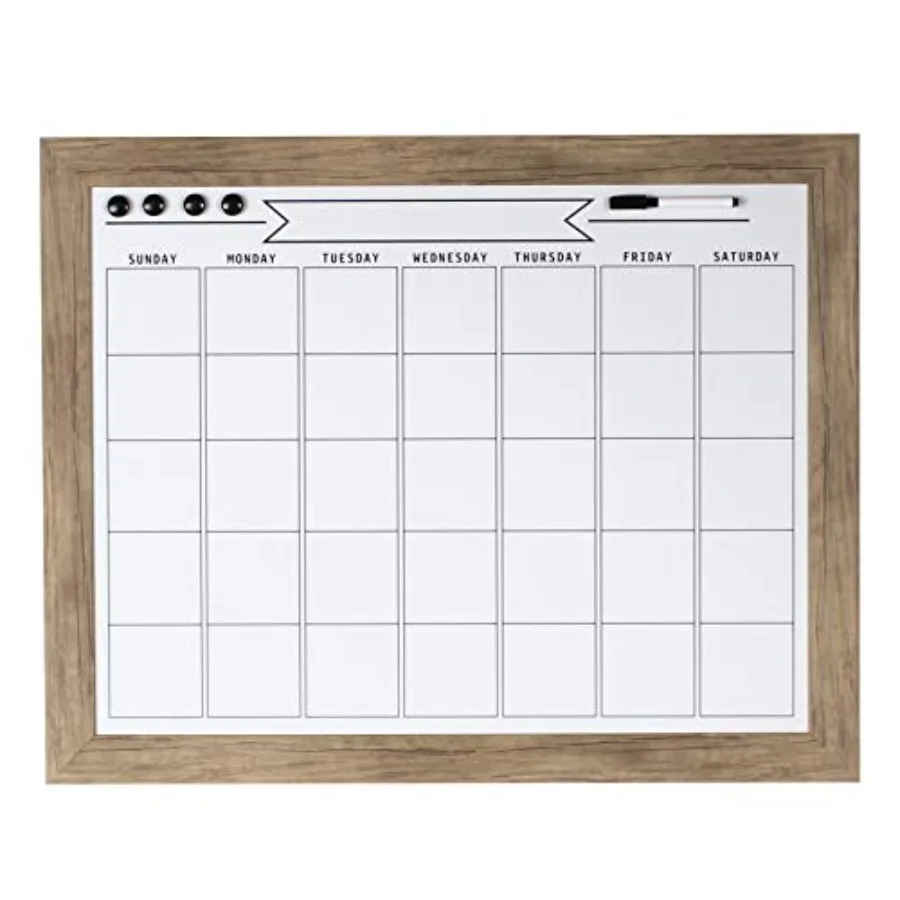 

Beatrice Framed Magnetic Dry Erase Monthly Calendar 23x29