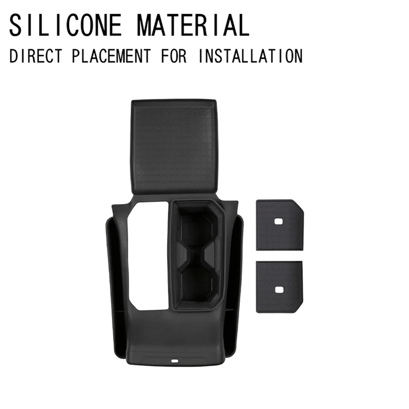Super Sale Center Console Organizer Kit for Toyota RAV4 AX60 2026 Silicone Insert Gear Shift Side Tray Anti-Slip Accessories