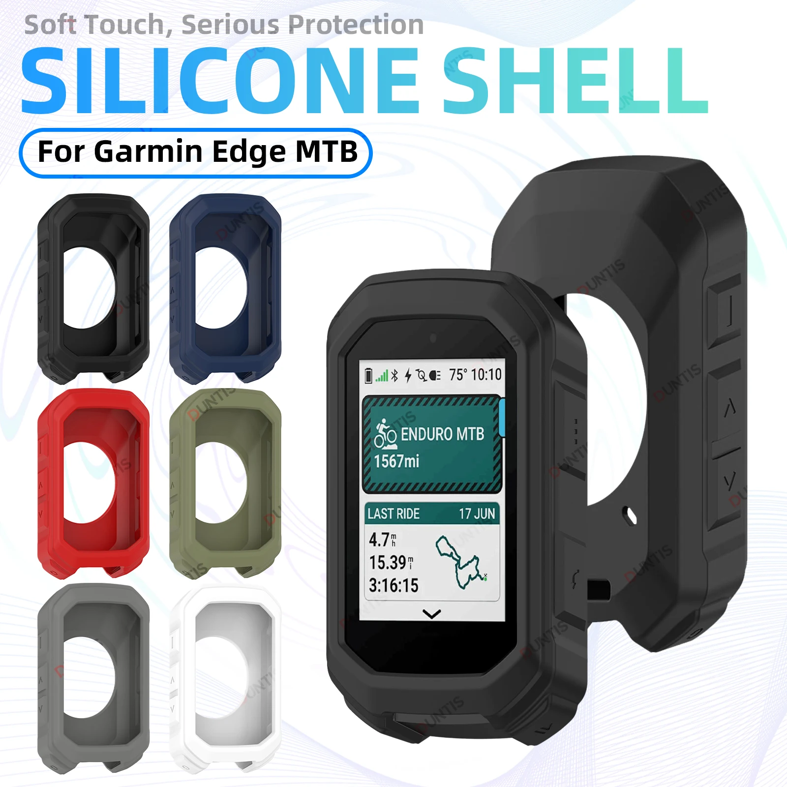 

Replacement Band case Protector Sleeve for Garmin Edge MTB Soft Silicone Shockproof and Shatter-Resistant Sleeve Cover