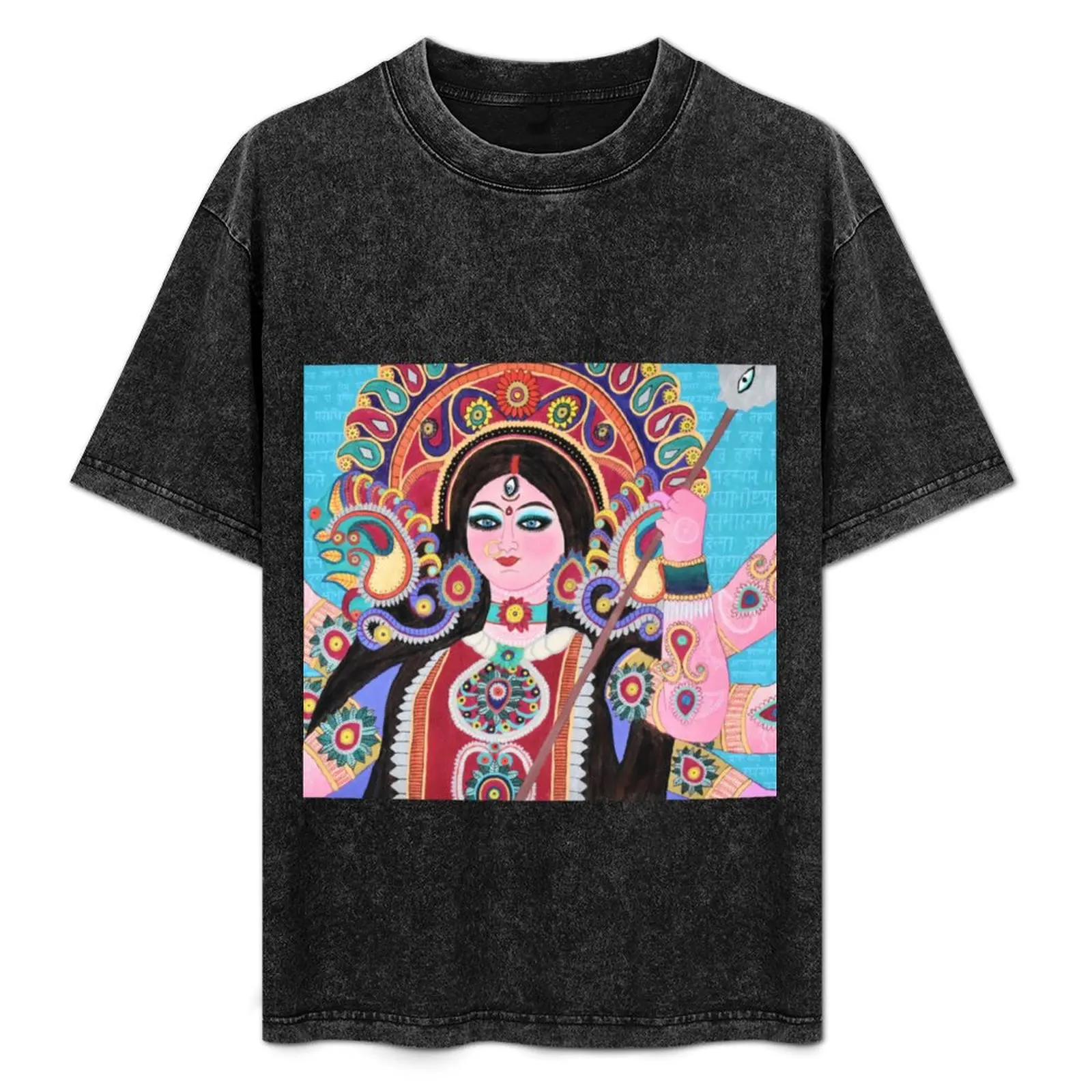 Durga Maa - Hindu Warrior Goddess T-Shirt customizeds anime oversized graphic tee aesthetic clothes mens shirts graphic tee