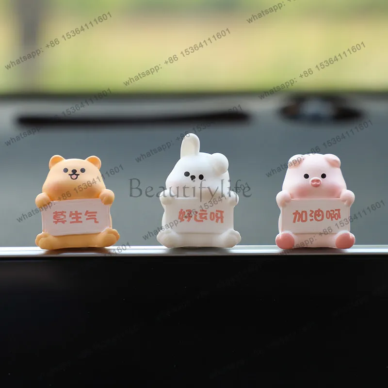 LS car ornament 2026 new good luck get rich car center console jewelry car decoration