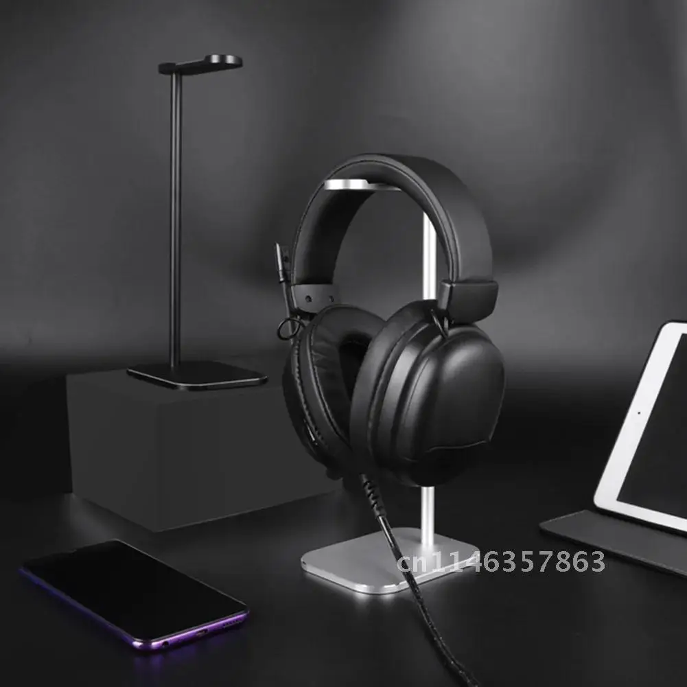 

Aluminum Alloy Universal Headphone Stand Gaming Headset Support Holder Earphone Hanger Bracket Desk Display Rack Stand
