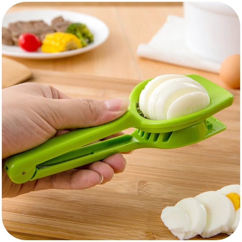 1Pc Kitchen Tools Cut Egg Slicer Sectioner Cutter Mold Flower Edges Gadget