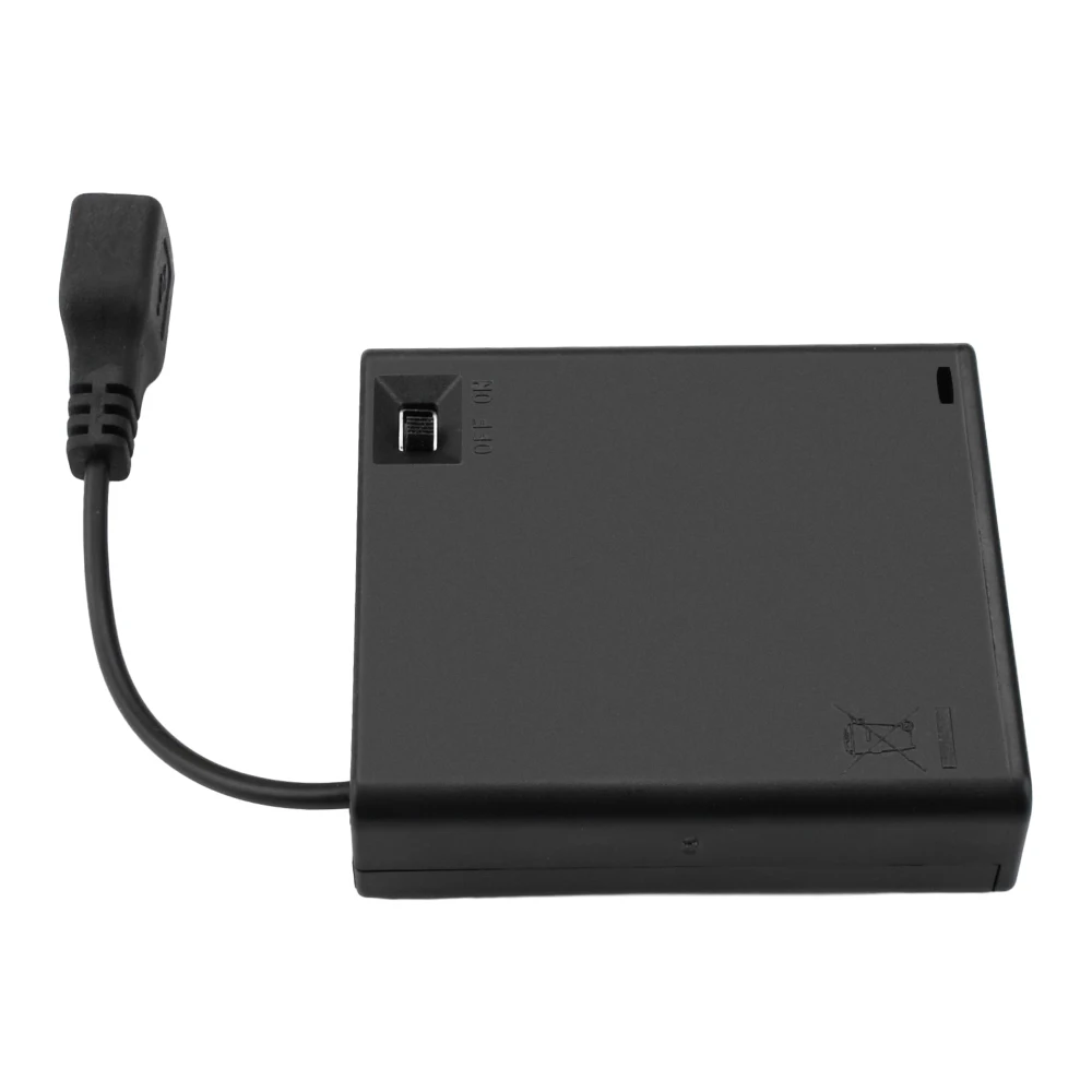 DC 4.5V Portable Mini AA Battery Holder Storage Box Case USB Power Supply Battery Box For 5050 3528 2835 LED Strip Light
