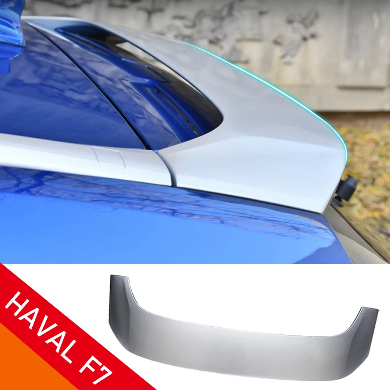 For HAVAL F7 rear spoiler ABS material Paint process Car exterior accessories 2019 2020