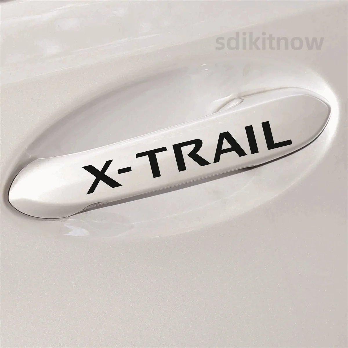 4pcs/lot Car Door Handle Doorhandle Decal Rim Sticker Styling Decoration For Nissan xtrail X-trail accessories