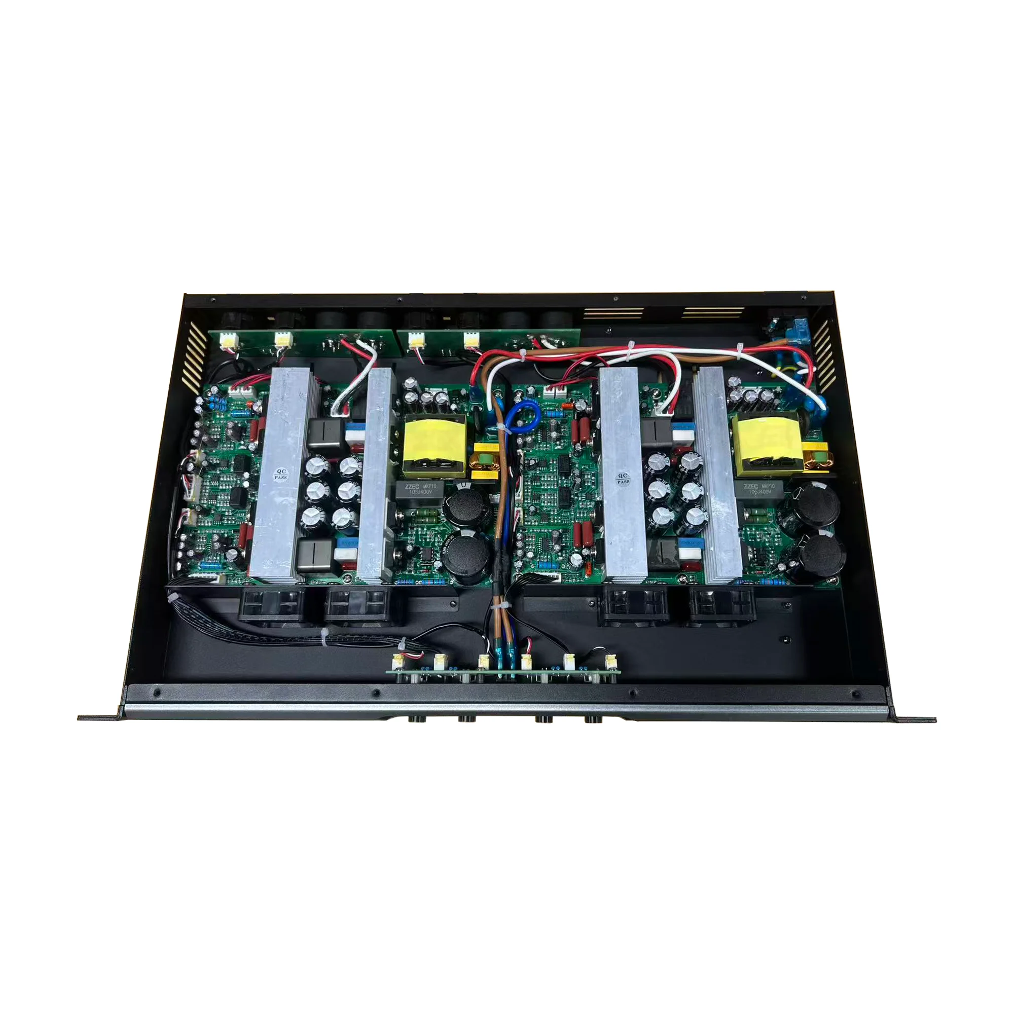 Professional 2/4-Channel 400W Digital Power Amplifier For Home Subwoofer Stage Performance Post-Pure Stage 8ohm For Conference