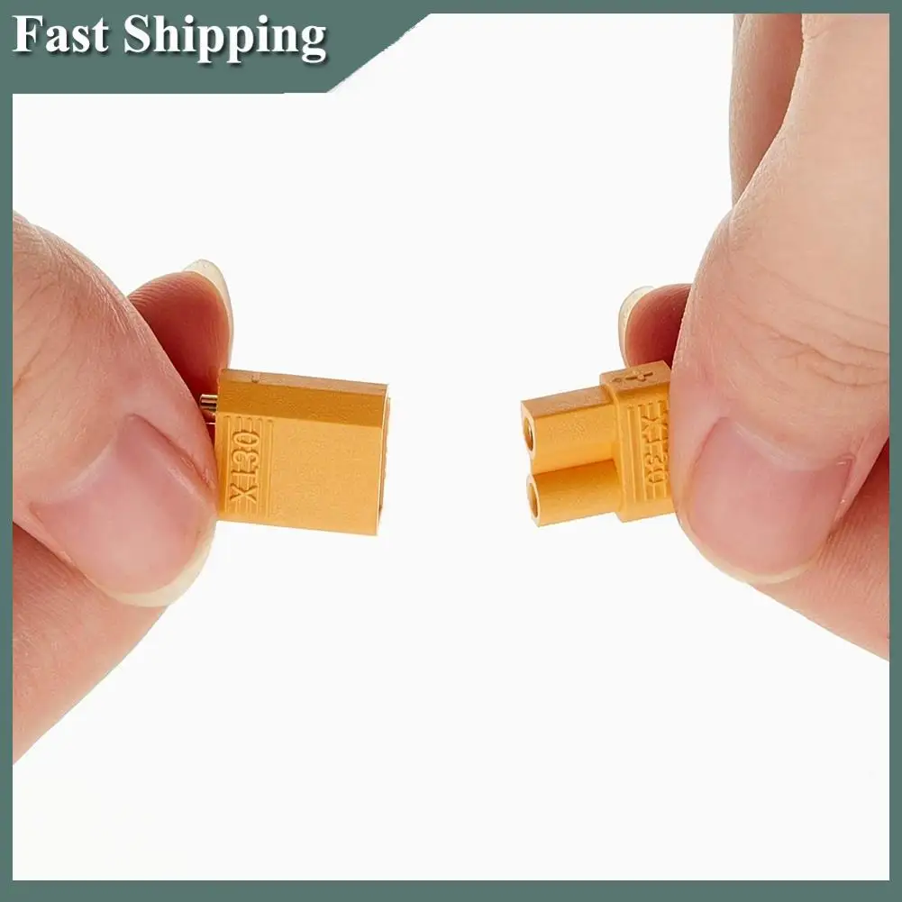 -MEOF 20 Pairs XT30 Connectors Male And Female Connectors Plugs With 40 Pieces Shrink Tubing For RC Battery