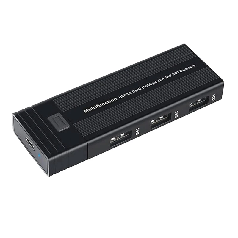 

N91R-New M.2 Solid State Drive Box NVME Computer External 10Gbps Removable SSD Box USB3.2