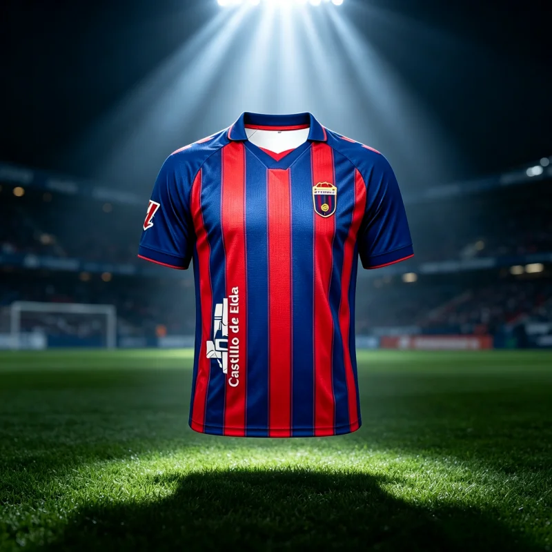 2026_27 Spanien Sport Herren Fußball Schnelltrocknend Atmungsaktiv Dehnbares T-Shirt CD Eldense Unisex Match-Trainings-Trikot Familien-Kinder-T-Shirts